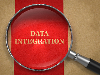 Image showing Data Integration - Magnifying Glass.