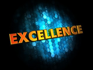 Image showing Excellence Concept on Digital Background.