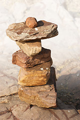 Image showing stone pile