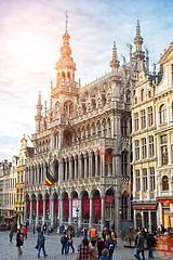 Image showing Brussels, Belgium, - Grand Place, February 17, 2014: Photo of Gr