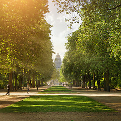 Image showing Royal park in Brussels