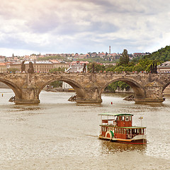 Image showing Charles Bridge in Prague