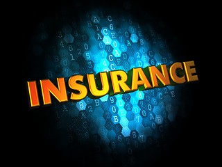 Image showing Insurance. Digital Background.