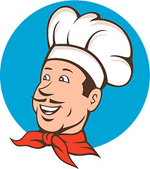 Image showing Chef Cook Baker Smiling Cartoon