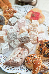 Image showing Turkish delight dessert