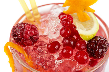 Image showing Berries cocktail