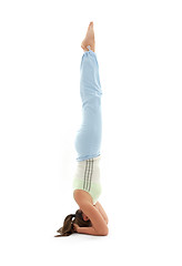 Image showing salamba sirsasana supported headstand