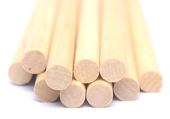 Image showing wooden logs