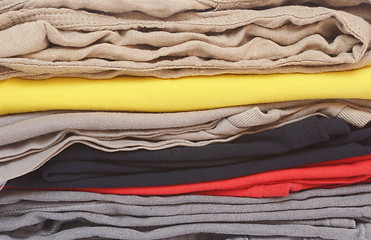 Image showing pile of clothes 