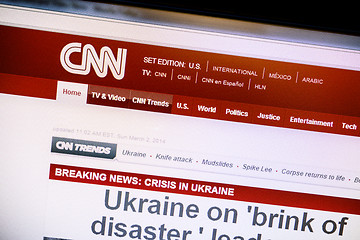 Image showing CNN website 