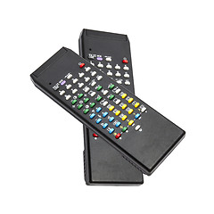 Image showing Black remote control