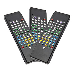 Image showing Black remote control