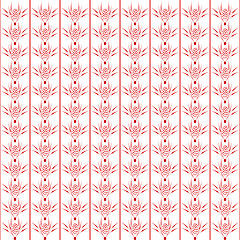 Image showing seamless floral pattern