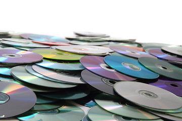 Image showing CD and DVD (data) background 