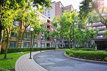 Image showing Condo building and driveway