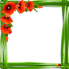 Image showing Floral frame