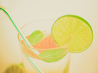 Image showing Retro look Cocktail