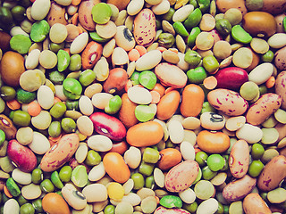 Image showing Retro look Beans salad