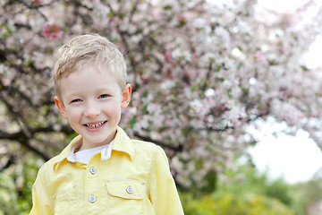 Image showing boy at spring time