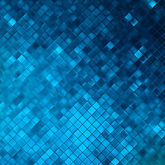 Image showing Blue glitters on a soft blurred background. EPS 10