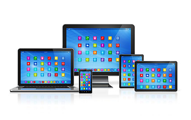 Image showing Computer Devices Set