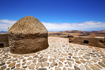 Image showing house  castillo de las coloradas  lanzarote  spain the 