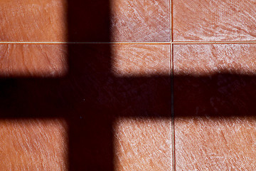 Image showing abstract cross ceramics in the isle of lanzarote spain  