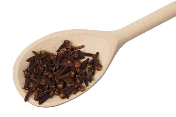 Image showing Spoon with cloves