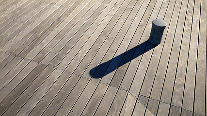 Image showing wooden deck background