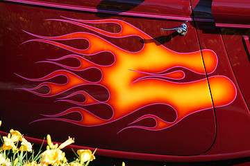 Image showing Flaming Red