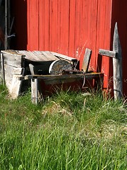 Image showing Old grindstone