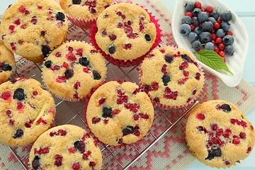 Image showing Homemade muffins