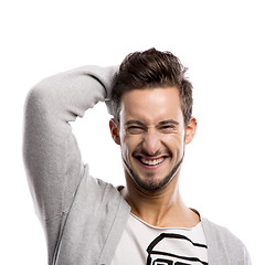 Image showing Man laughing