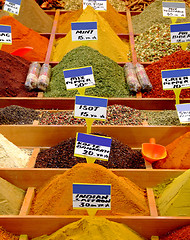 Image showing Asian spices