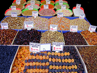 Image showing Dried fruits