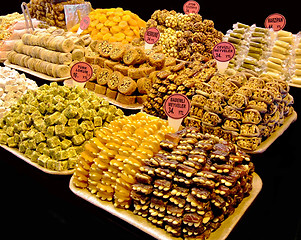 Image showing Turkish sweets