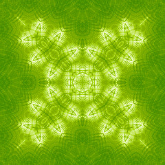 Image showing Background with green abstract pattern