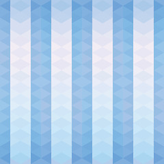Image showing Blue triangles striped pattern