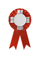 Image showing Award ribbon isolated on a white background