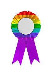 Image showing Award ribbon isolated on a white background