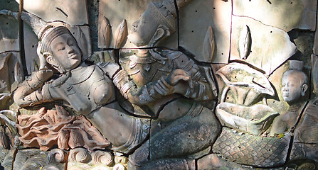 Image showing stone carving