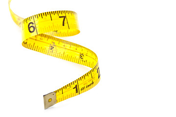 Image showing yellow measuring tape