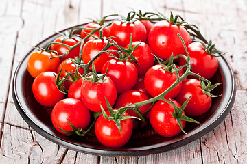 Image showing fresh cherry tomatoes