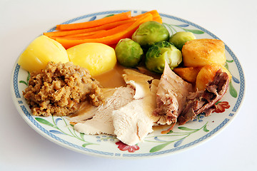 Image showing Festive dinner