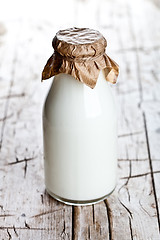 Image showing bottle of fresh milk 