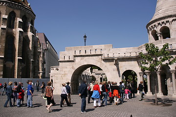 Image showing People strolling