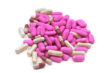 Image showing Pink pills
