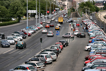 Image showing Budapest traffic