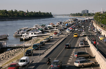 Image showing Big city traffic