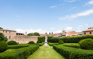 Image showing Italian garden